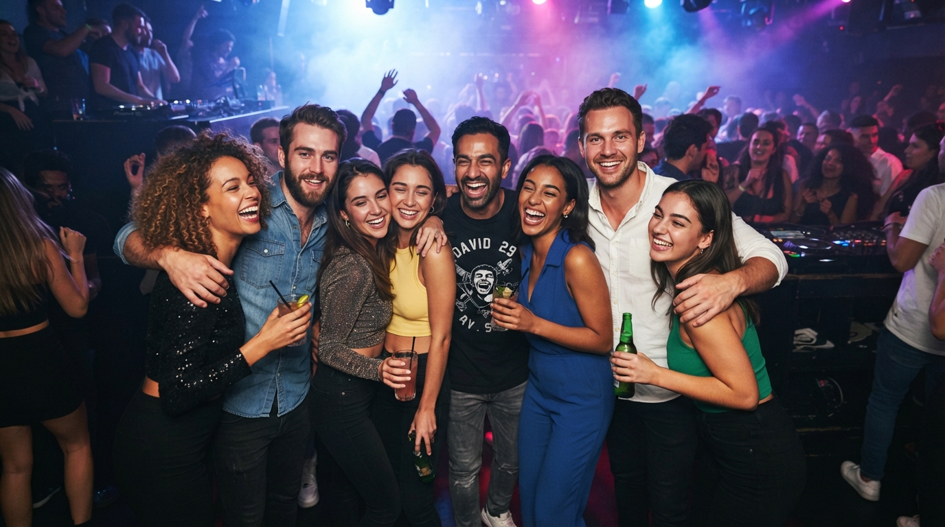 Shag dancers from different clubs together