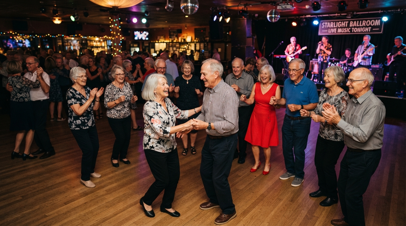 Members of the Eastern North Carolina Shag Club dancing
